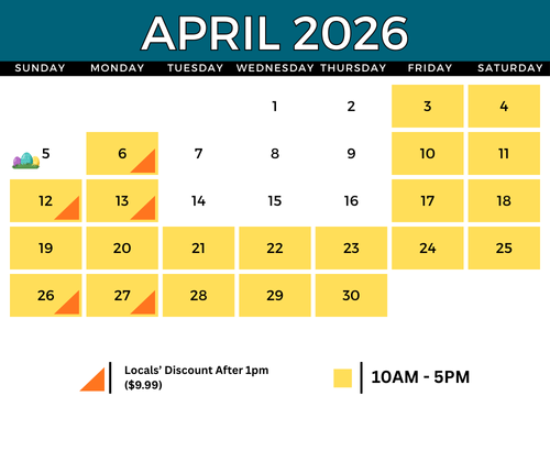 April 2026 operating calendar